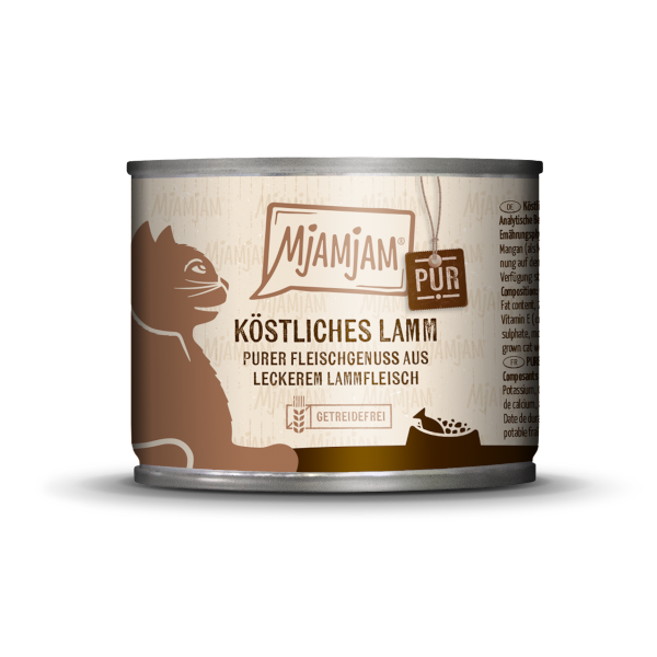 Mjamjam Katze köstliches Lamm pur - 3